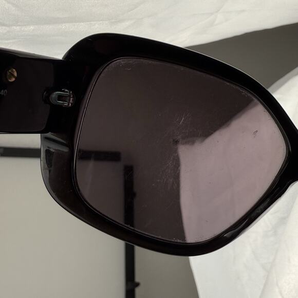 Les Copains Sunglasses mod. LC 210 Black Oversized Butterfly Shades Vintage main image 10